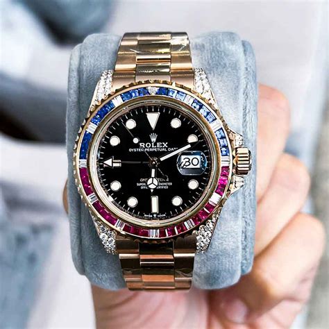 rolex gmt master ii custom diamond|Rolex Gmt Master II versions.